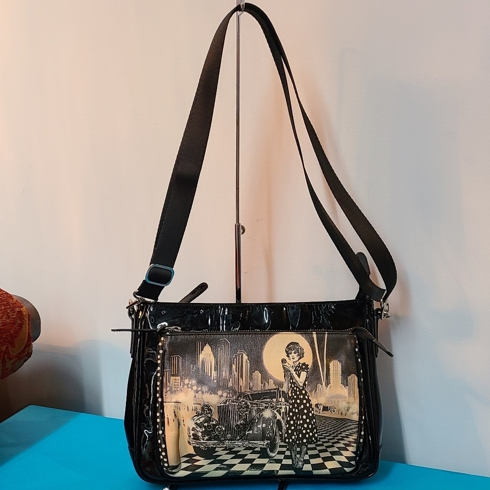 Icon LA Double Printed Crossbody